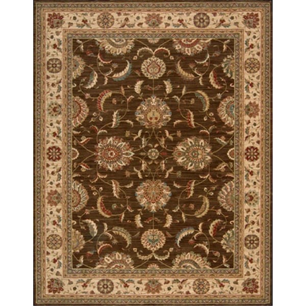 Nourison Living Treasures Area Rug Collection Brown 9 Ft 9 In. X 13 Ft 9 In. Rectangle 99446678560 - main